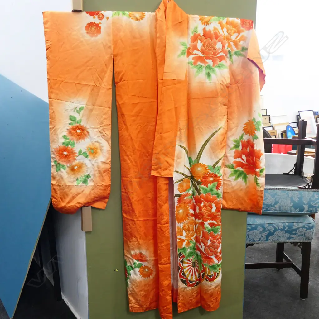 SILK FURISODE KIMONO Image 1++