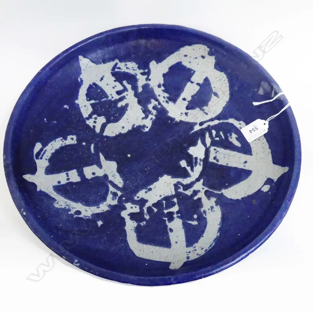 LG BETTY & LEN COATES KERIKERI STUDIO POTTERY BOWL 380mm dia Image 1++