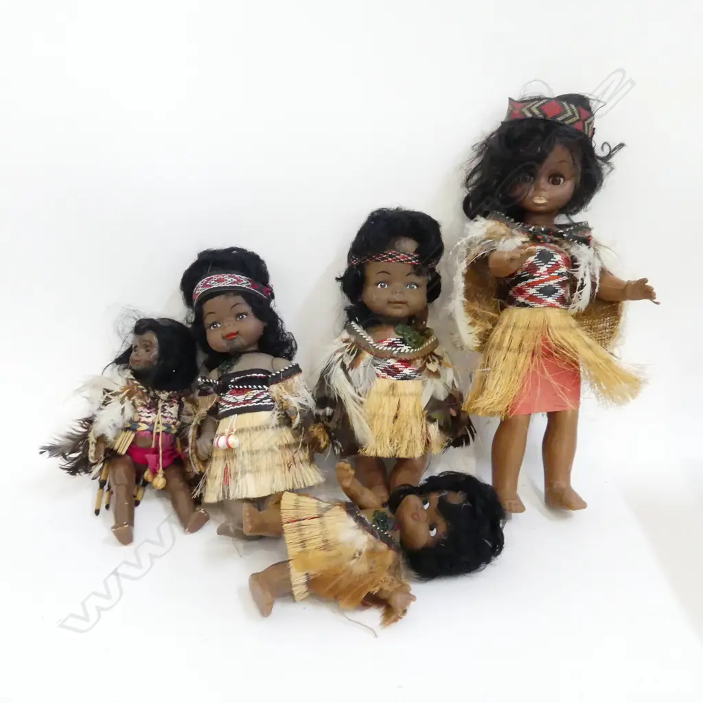 BOX LOT MAORI DOLLS Image 1++