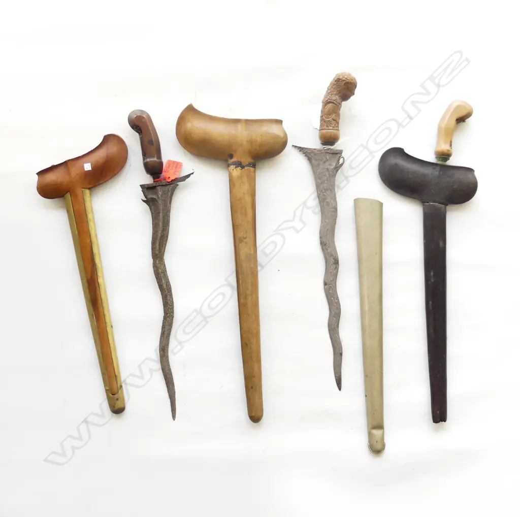 3 INDONESIAN KRIS SWORDS L.540mm Image 1++