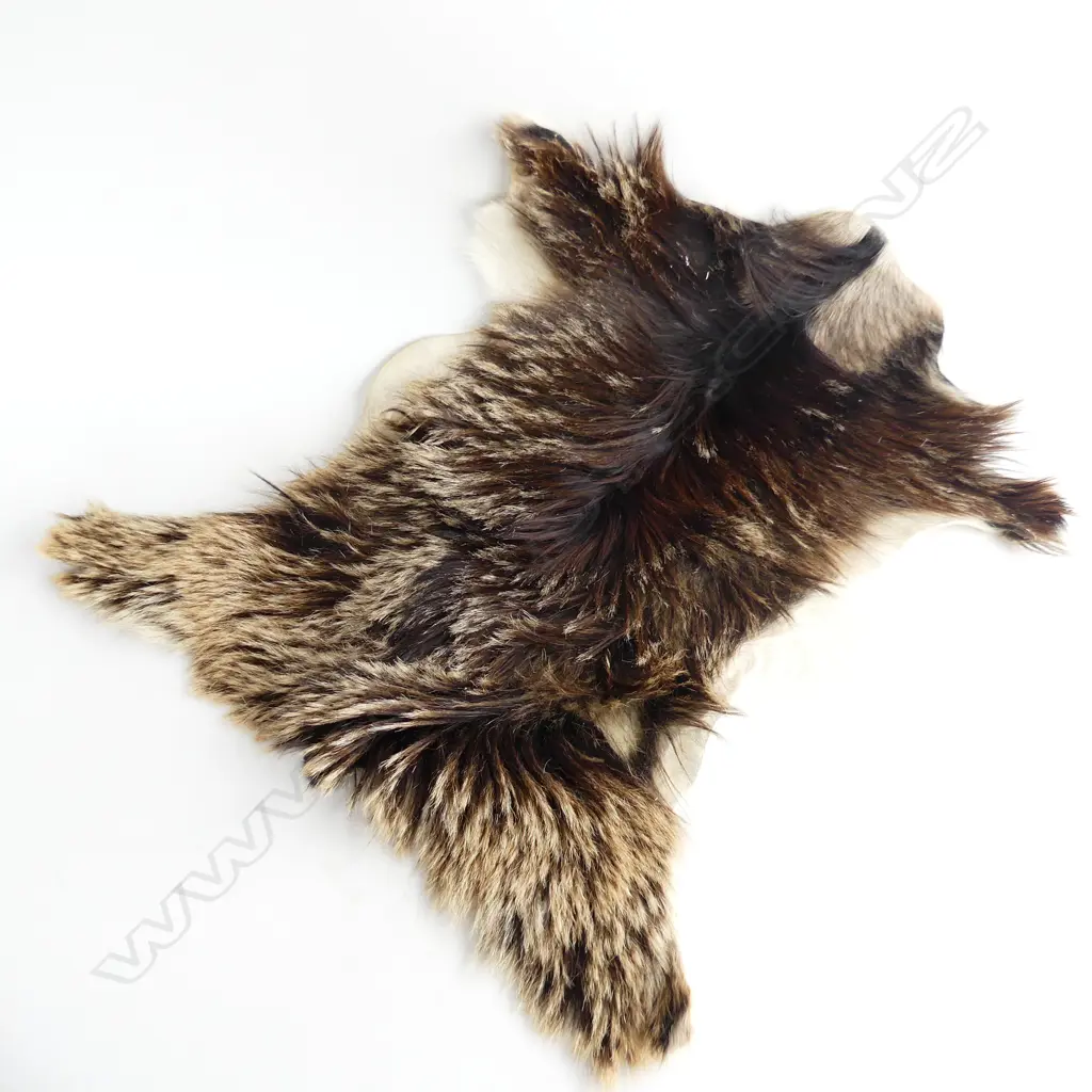 BROWN GOAT HIDE 750x650mm Image 1++