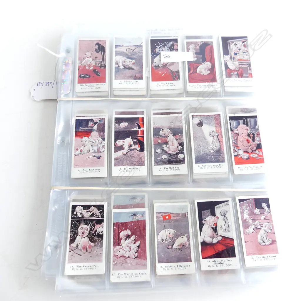 CIGARETTE CARDS; DOGS, BONZO (some sets) Image 1++