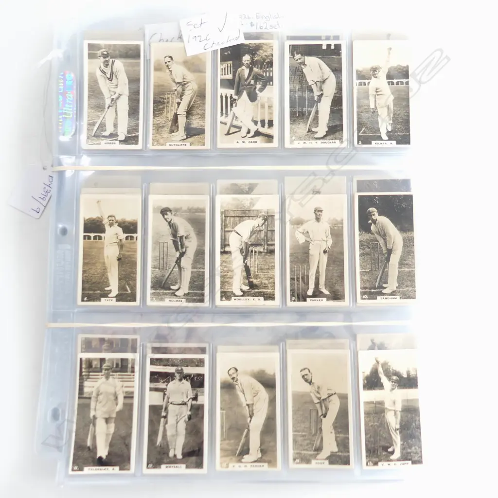 CIGARETTE CARDS; ASST. SPORT, CRICKET, SWIMMING ETC (some sets) Image 1++