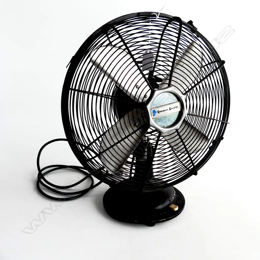 1950's VINTAGE PORTABLE FAN, CROMPTON GREAVES Image 1++