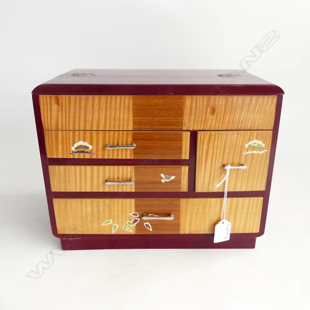 1960’S JAPANESE SEWING BOX Image 1++
