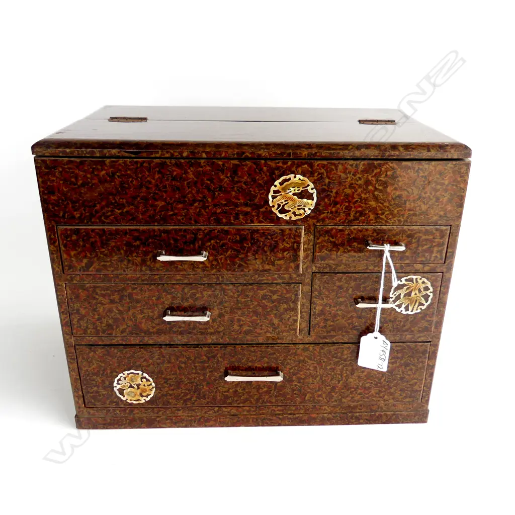 1960’S JAPANESE SEWING BOX Image 1++