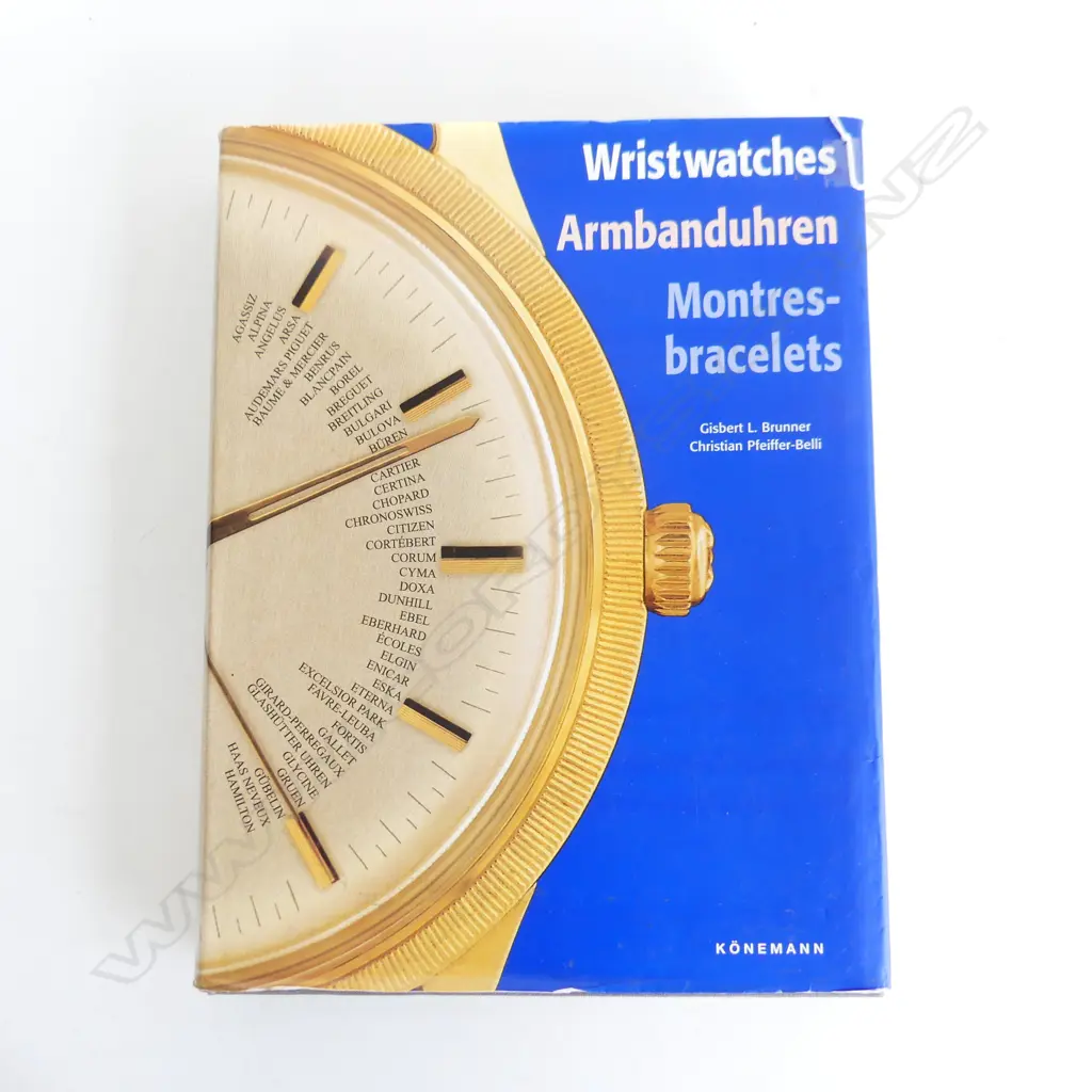 BOOK ON WRISTWATCHES BY GISBERT BRUNNER H.310mm Image 1++
