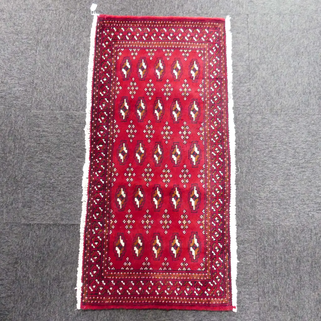 150G - PERSIAN HAND KNOTTED RUG 1320 x 520mm Image 1++