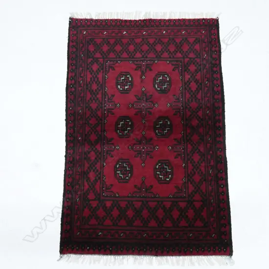 HANDKNOTTED TURKMAN RUG, 1200 x 800mm