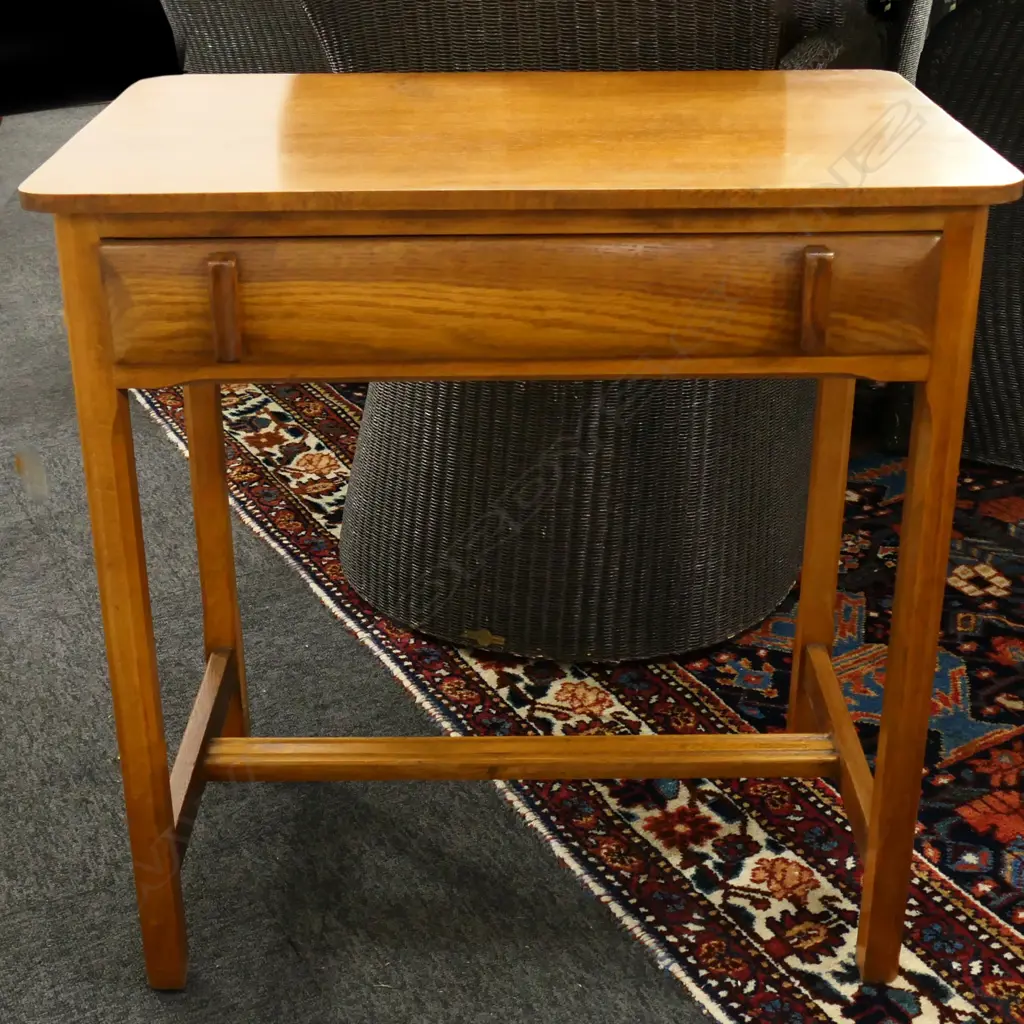 DECO OAK SIDE TABLE w. DRAWER 660x420x680mm Image 1++