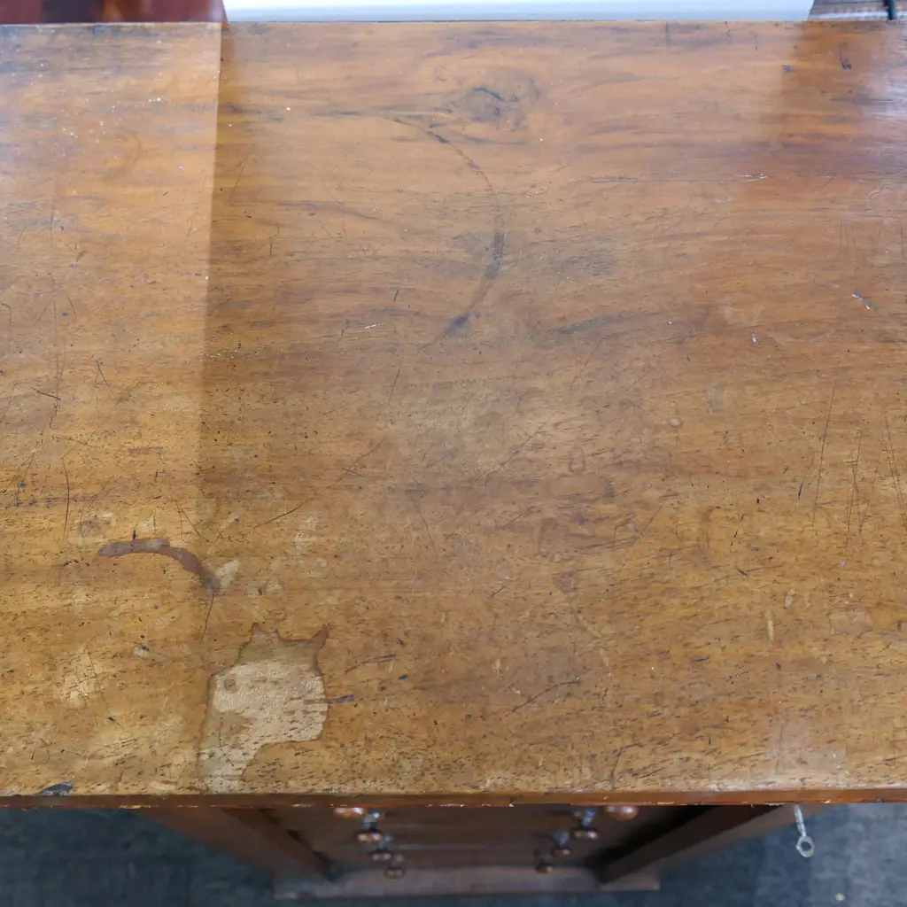 VICTORIAN WELLINGTON CHEST 490 x 370 x 1090mm SOME BORER Image 1++