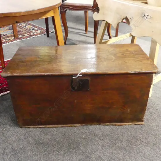 ANTIQUE OAK LIDDED BOX 770x365x360mm