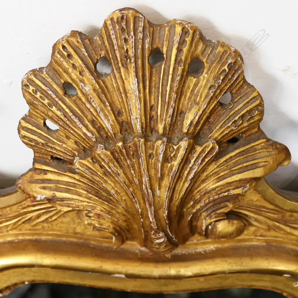 ANTIQUE GILT FRAMED MIRROR, SOME LOSSES TO GILDING, 920 x 400mm Image 1++