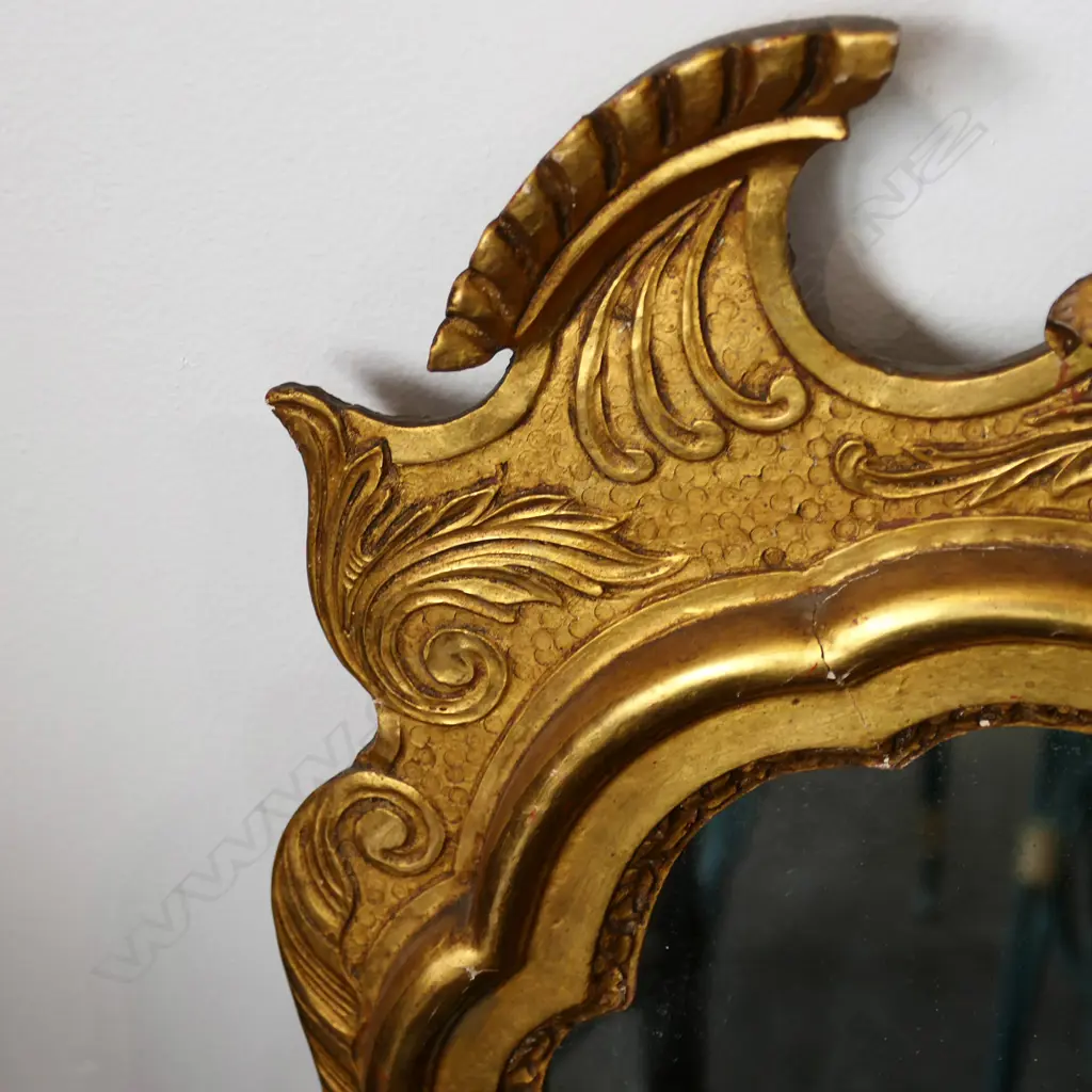 ANTIQUE GILT FRAMED MIRROR, SOME LOSSES TO GILDING, 920 x 400mm Image 1++