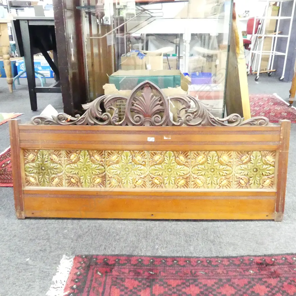 EDWARDIAN TILE BACK PANEL 510x1000mm Image 1++