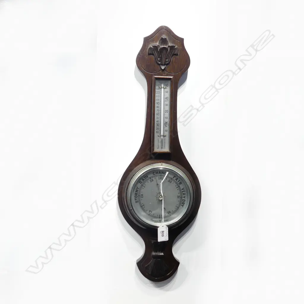 VINTAGE WALL BAROMETER H.580mm Image 1++