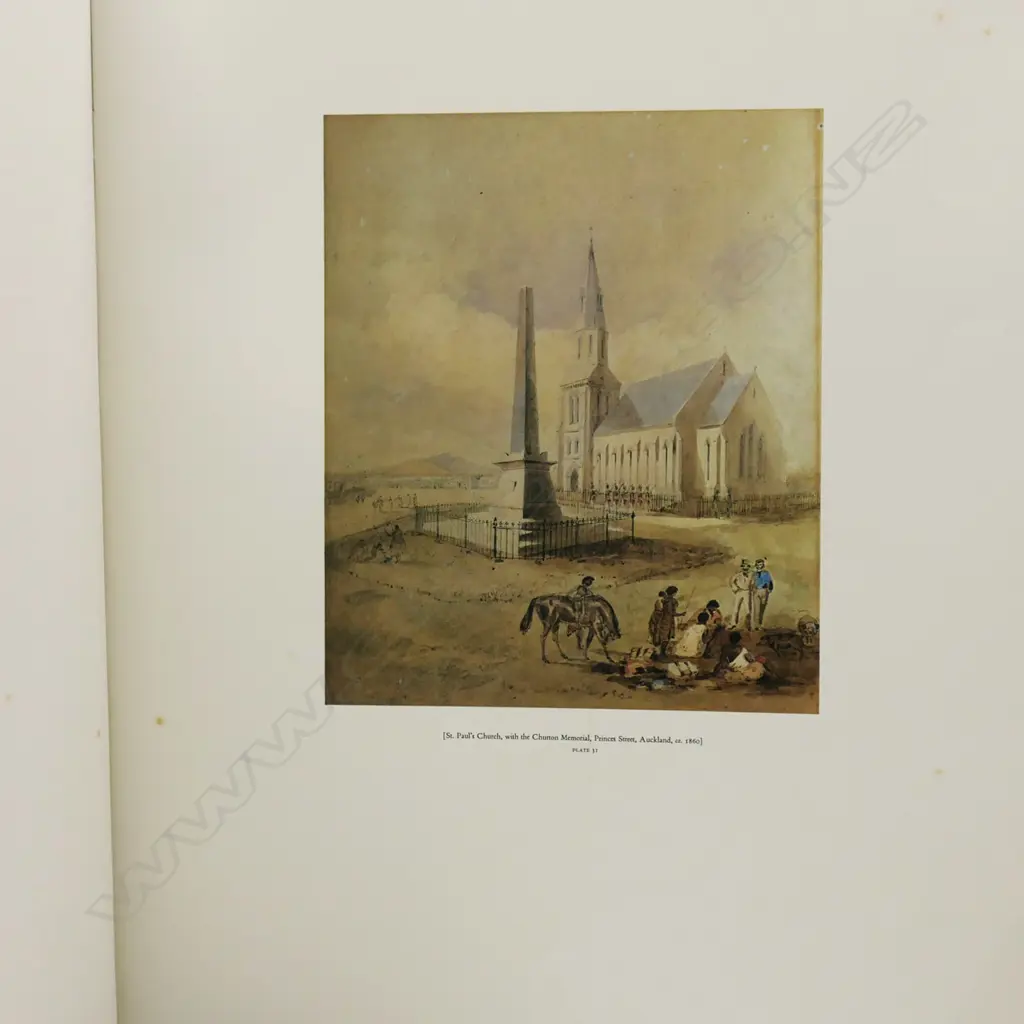 LARGE BOOK A FOLIO OF WATER COULORS BY CHARLES HEAPHY  PUBLISHED 1981 H720MM W510MM Image 1++