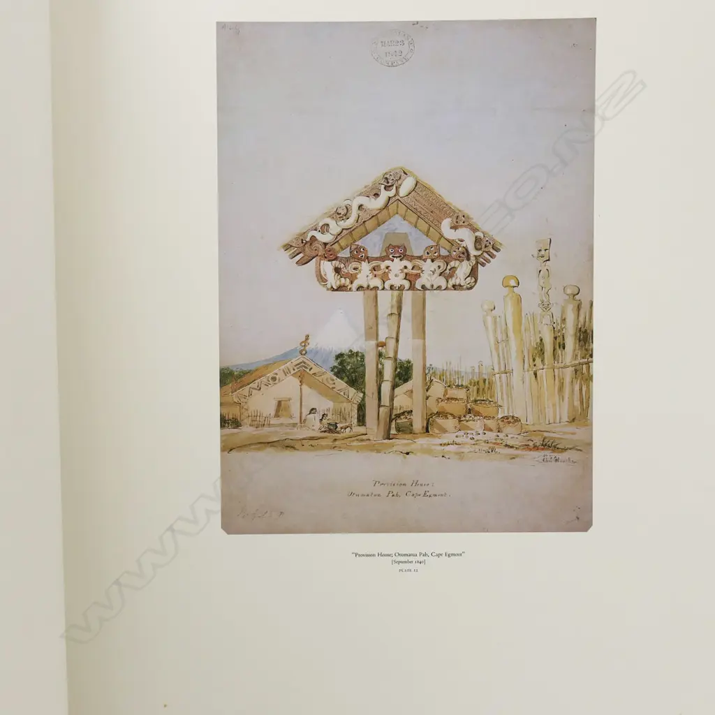 LARGE BOOK A FOLIO OF WATER COULORS BY CHARLES HEAPHY  PUBLISHED 1981 H720MM W510MM Image 1++