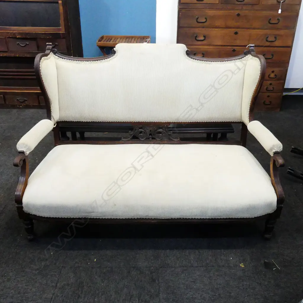 EDWARDIAN SETTEE / SOFA W.1350mm Image 1++