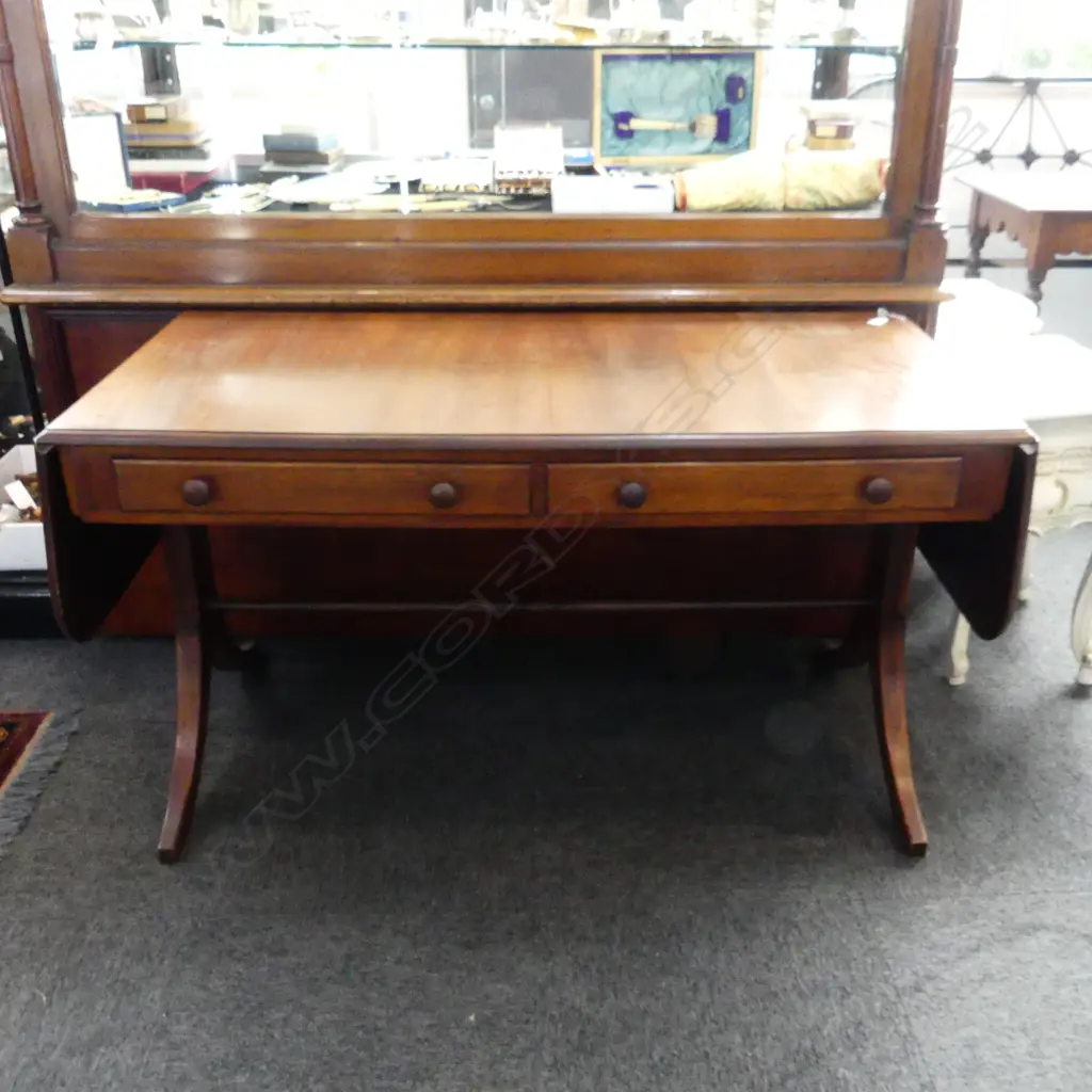 MAHOGANY SOFA TABLE Image 1++