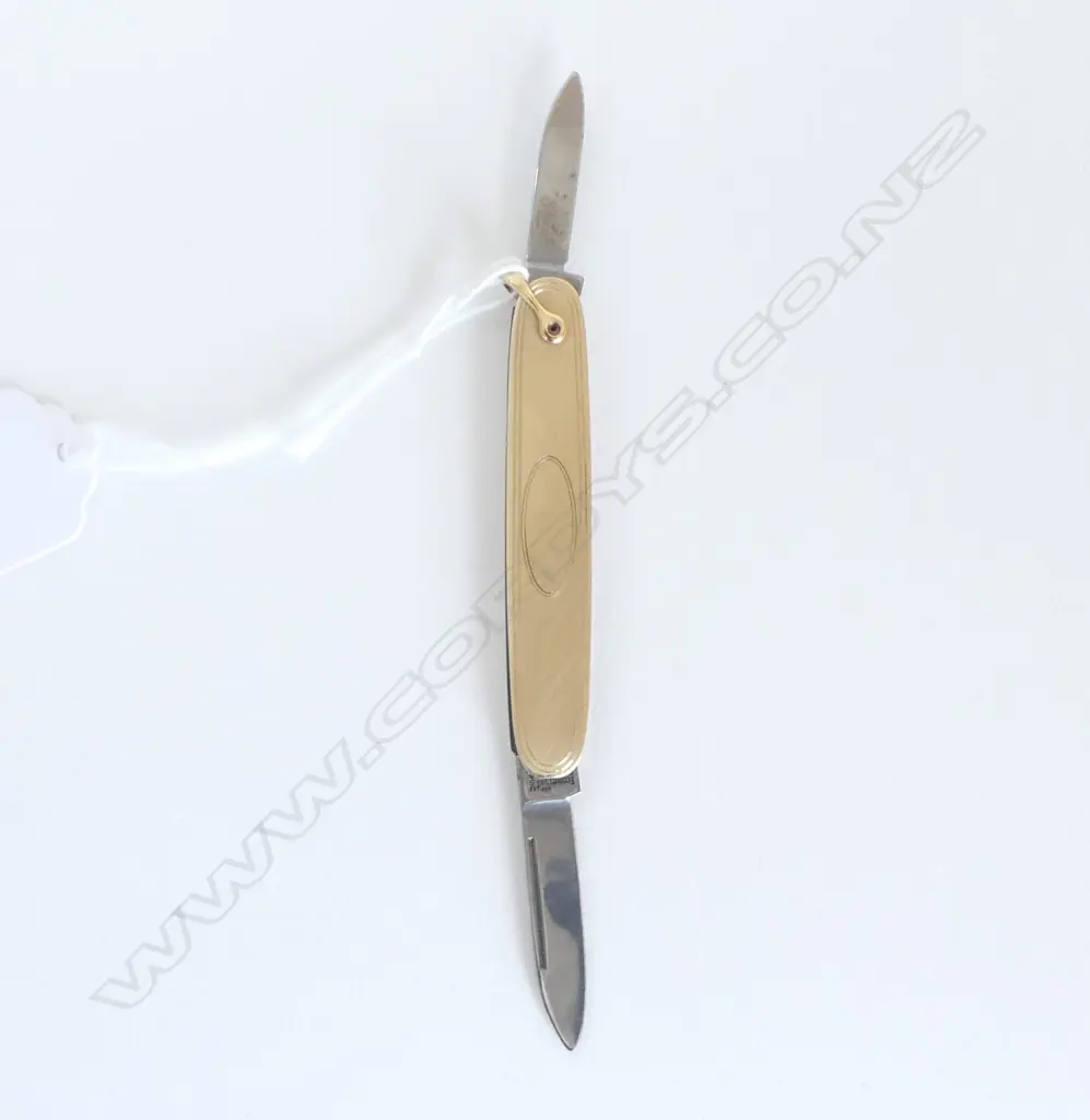 ROLLED GOLD PEN/FRUIT KNIFE, L.70mm, 19.3gm Image 1++