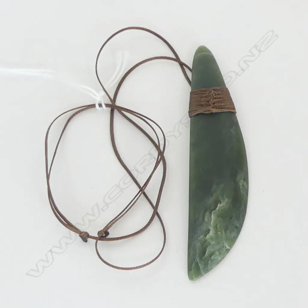 POUNAMU PENDANT NECKLACE L.100mm, NEW Image 1++