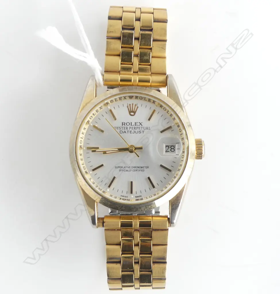 COPY R***X; GOLD METAL DATEJUST AUTO Image 1++