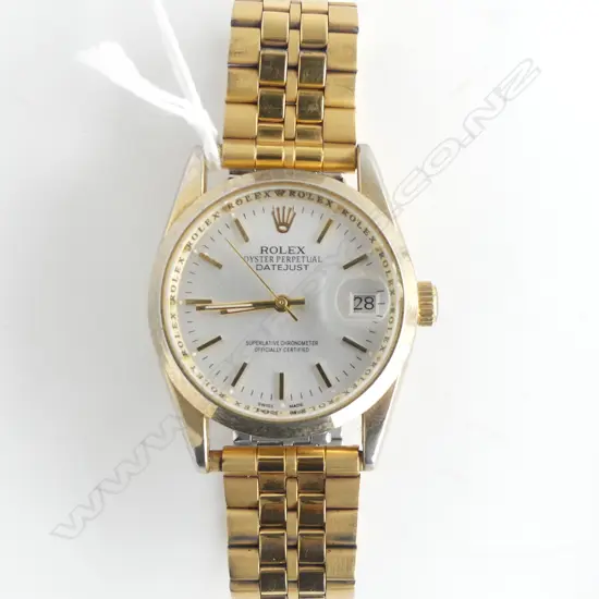 COPY R***X; GOLD METAL DATEJUST AUTO