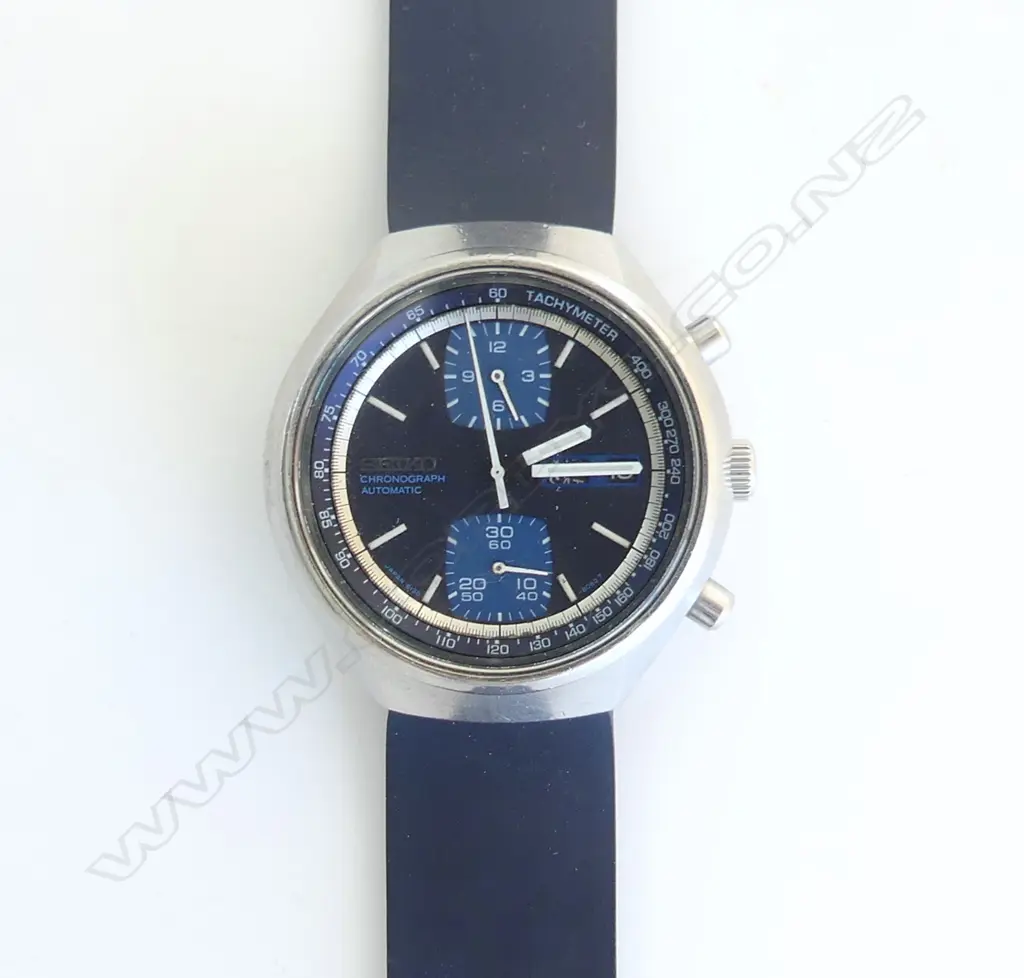 SEIKO CHRONOGRAPH 1970'S STYLISH 'JOHN PLAYER' GENT'S WRISTWATCH #6138 8030 working Image 1++