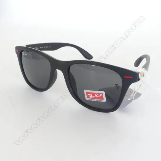 GENTS CASED REPLICA BLACK RAY BANS
