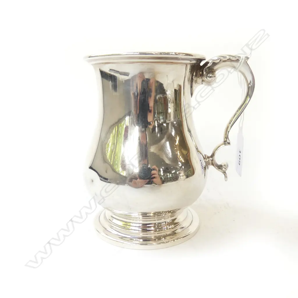 STG SILVER TANKARD, LONDON 1959, 358gm Image 1++