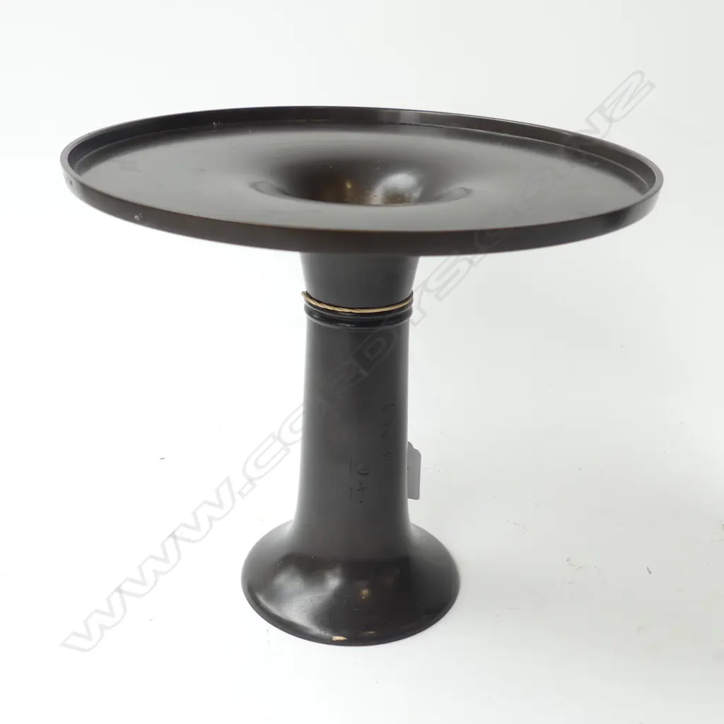 JAPANESE BRONZE INCENSE STAND H.220 / 255mm dia Image 1++