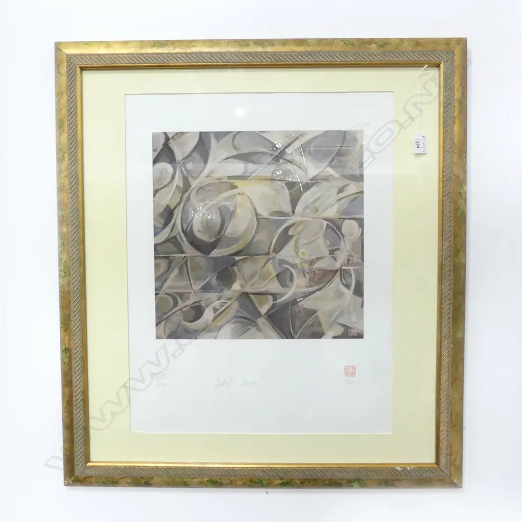 JUSTIN KITE (NGATI KAHUNGUNU) 'CUBIST KORUS', 2020 2/100 595x460mm Image 1++