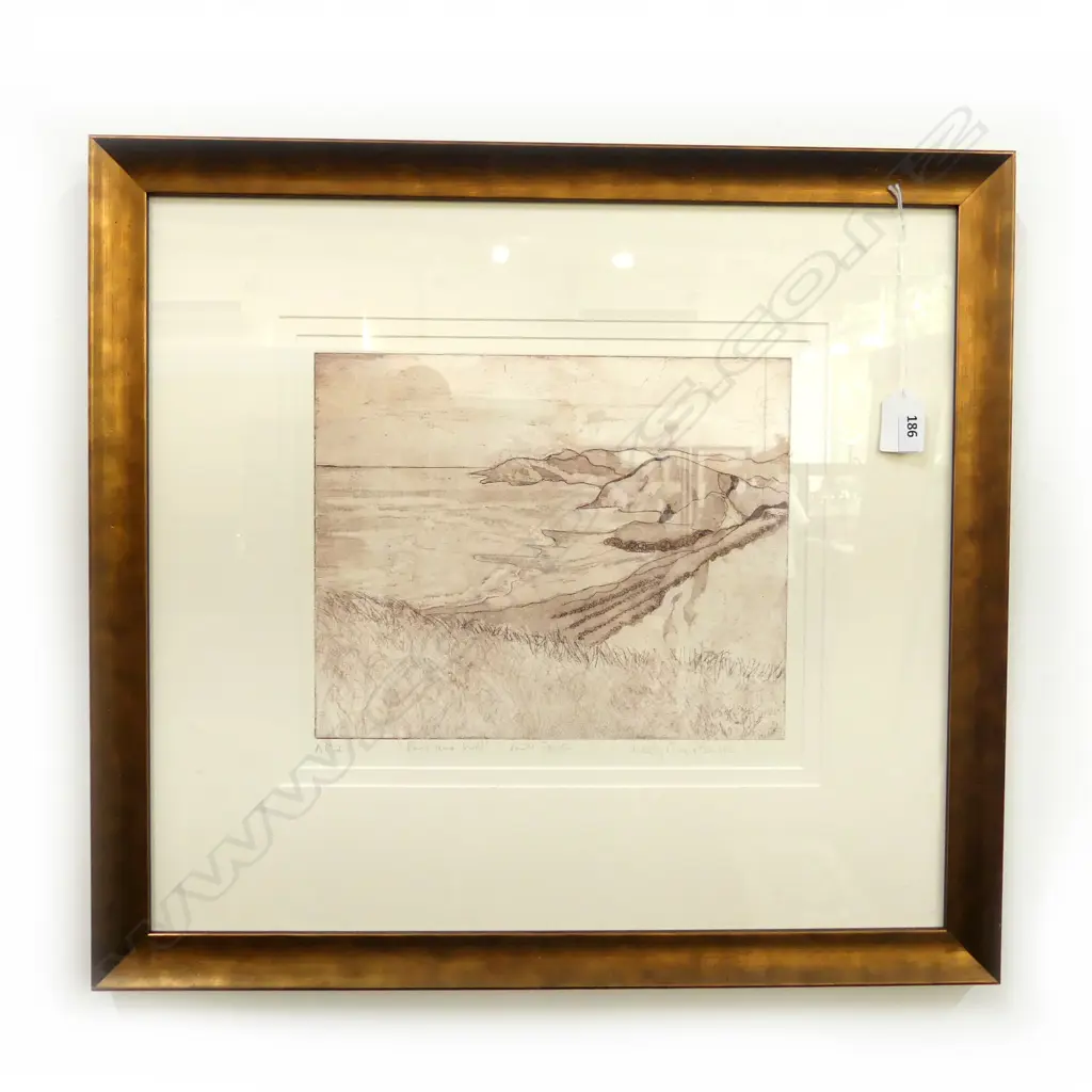 LESLEY CHRISTIANSEN, 'PURE & WILD 42 DEGREES SOUTH' ETCHING 480x500mm AP2 Image 1++