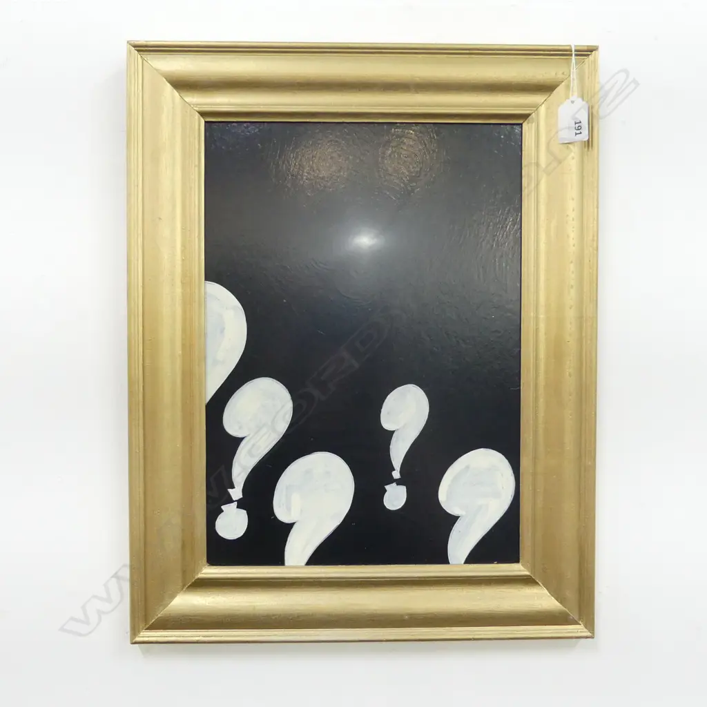 LLOYD HILLYER, ABSTRACT ACRYLIC ON BOARD, 360x255mm Image 1++