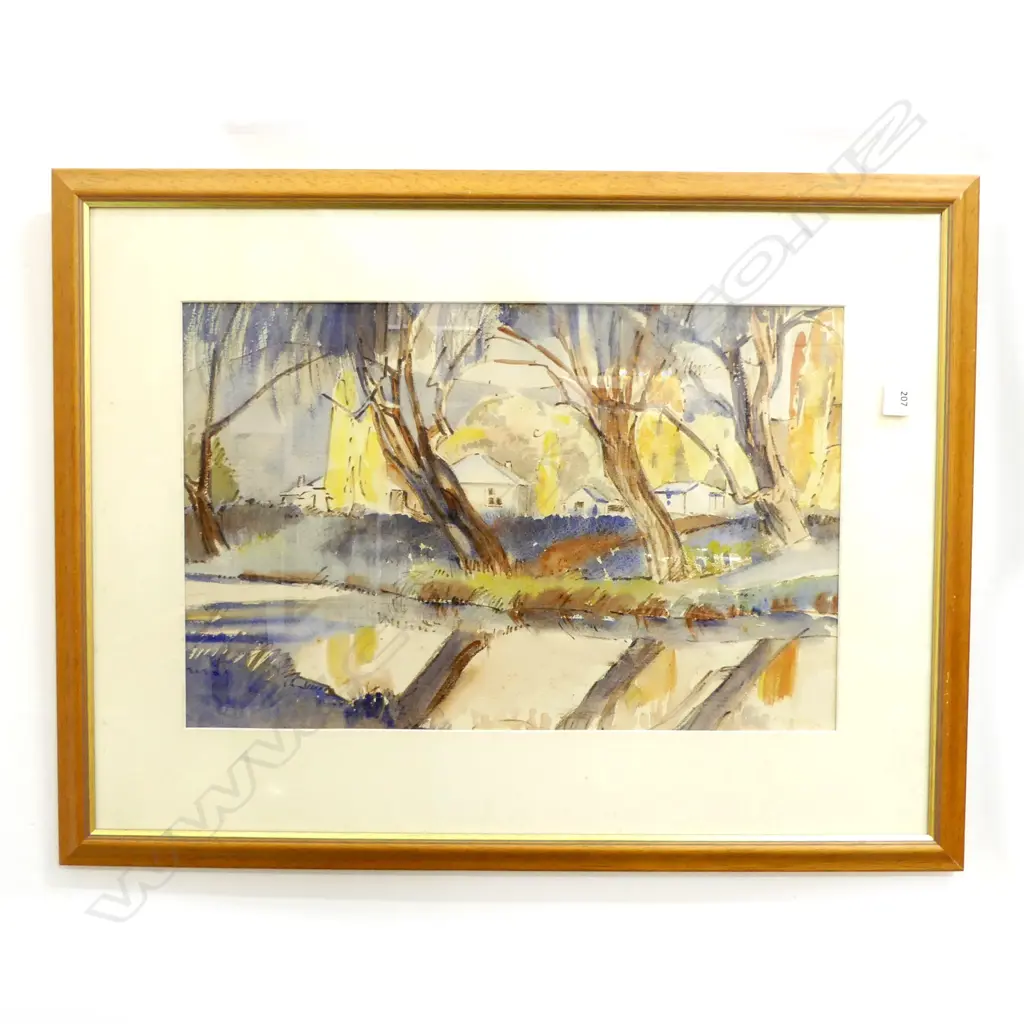 JOY SIMMONS, OMARAMA, WATERCOLOUR, SIGNED, 580 x740mm Image 1++