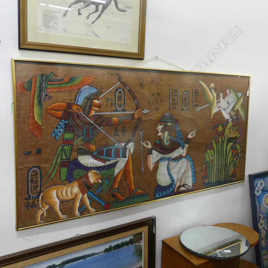 EGYPTIAN ARTWORK 735x1540mm Image 1++