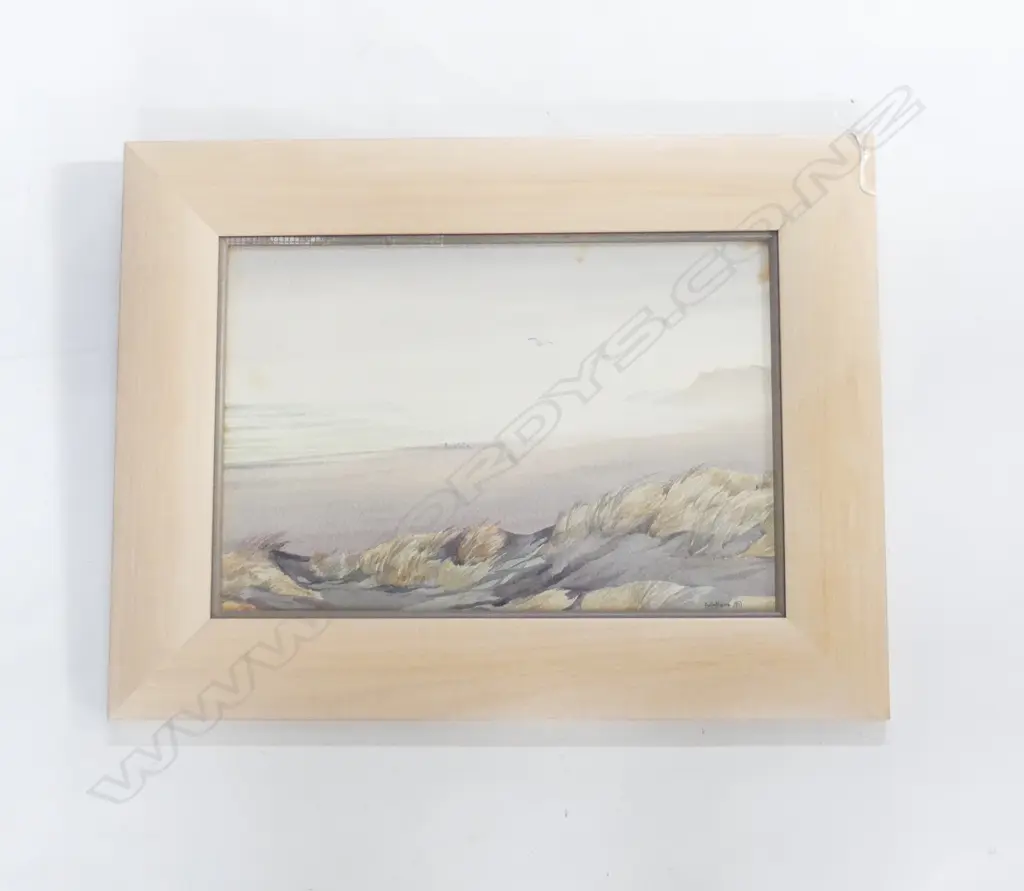 JULIA FORBES, COASTAL W/C '81 260x390mm foxing Image 1++