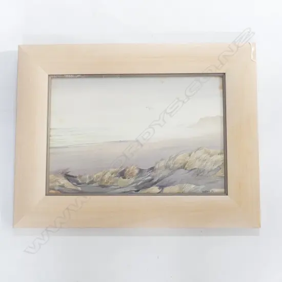 JULIA FORBES, COASTAL W/C '81 260x390mm foxing