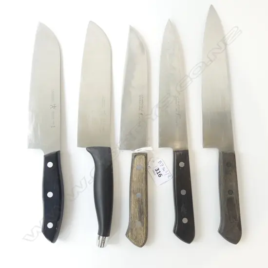 5 HENCKELS CHEF KNIVES L.330mm