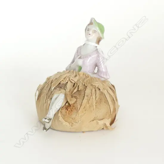 CHINA DOLL PIN CUSHION - cushion worn