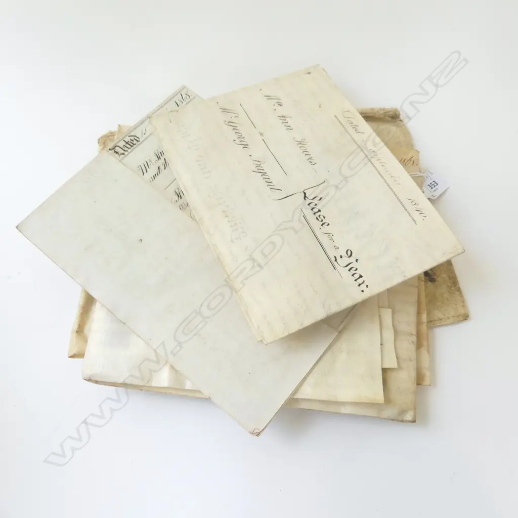 ASST. INDENTURES + 2 FALKLANDS MINE MAPS Image 1++