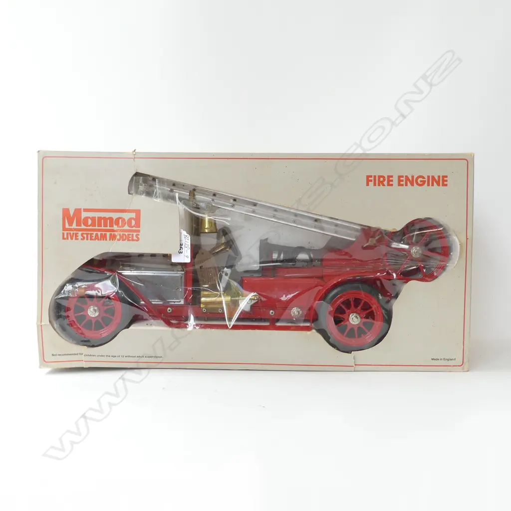 BOXED LARGE MAMOD LIVE STEAM MODEL FIRE ENGINE L.460mm Image 1++