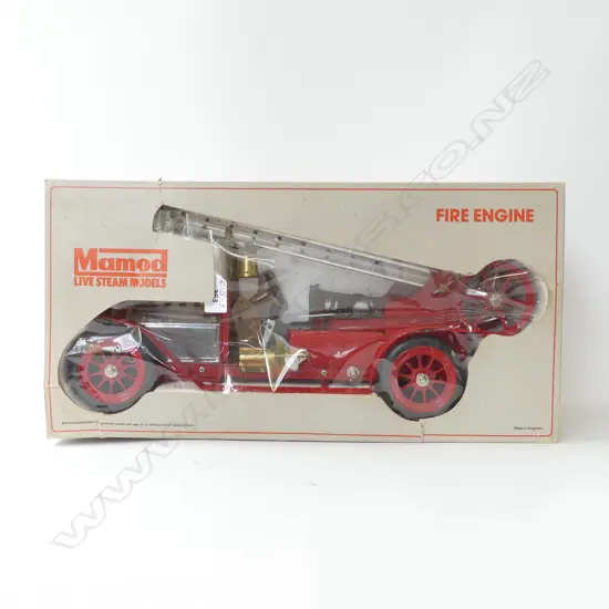 BOXED LARGE MAMOD LIVE STEAM MODEL FIRE ENGINE L.460mm