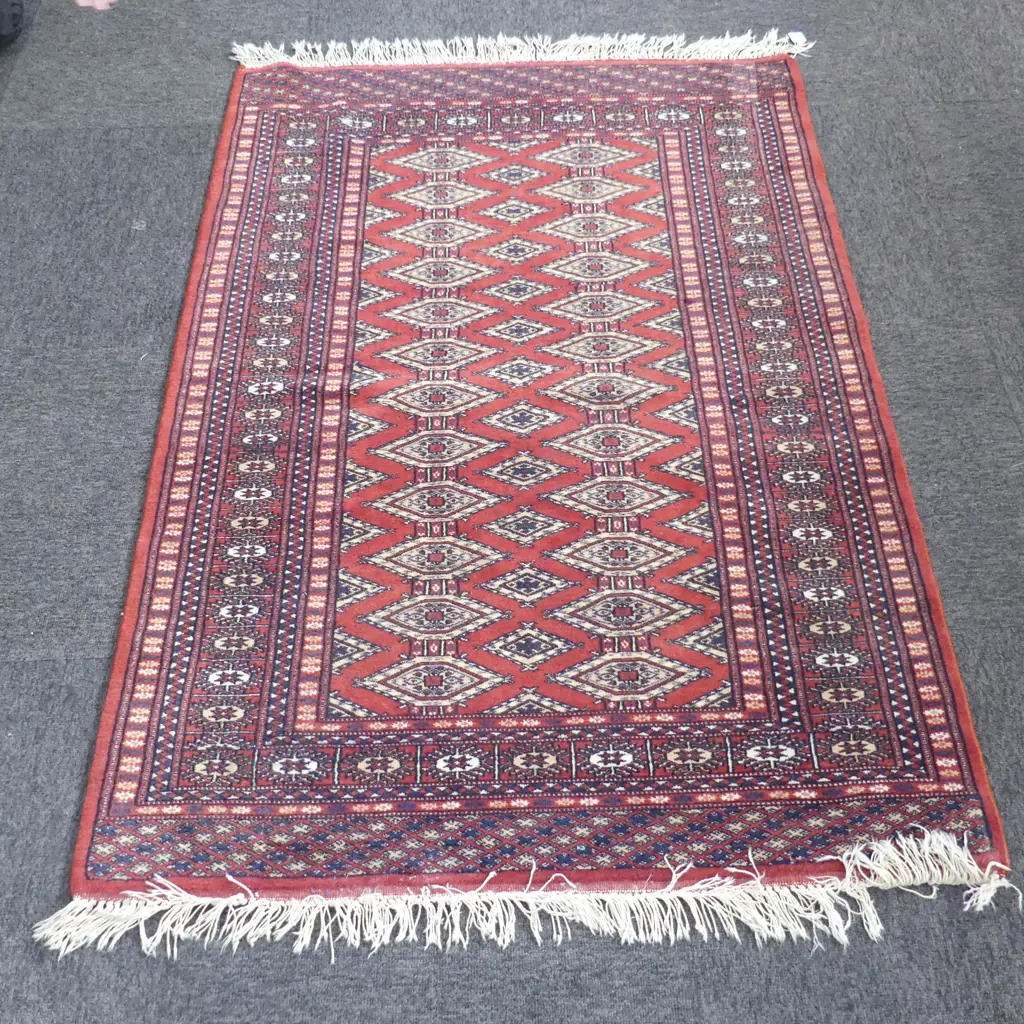 HAND KNOTTED WOOL PILE RUG 1400x950mm Image 1++