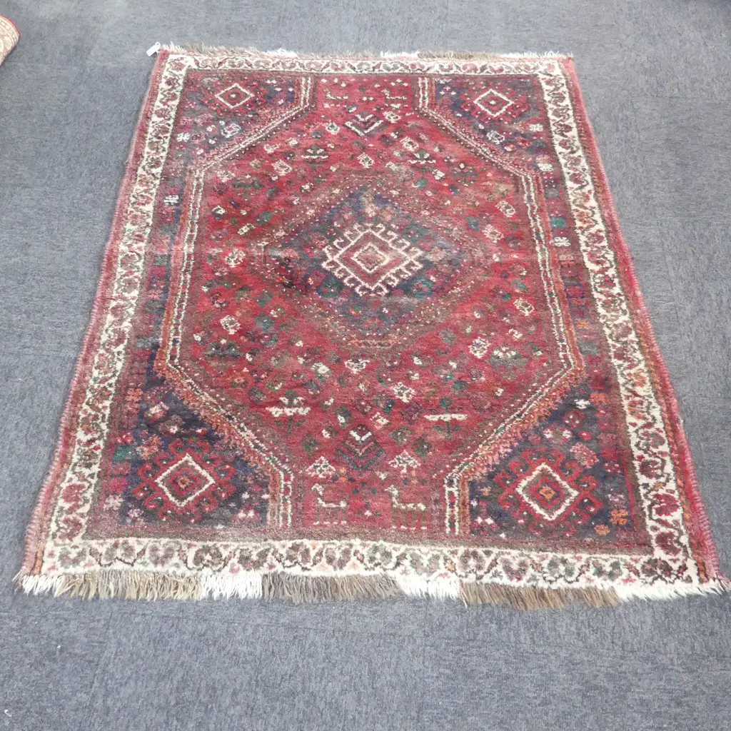 HAND KNOTTED ALL WOOL RUG 1150x1500mm Image 1++