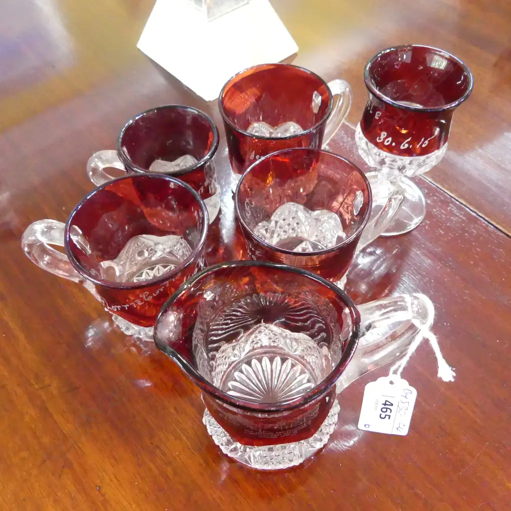 ASST. EXHIBITION GLASS & CHRISTENING CUPS Image 1++