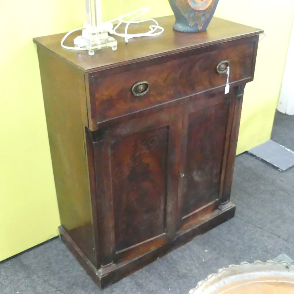 EARLY 19thC MAHOGANY CHIFFONIER 810x405x980mm Image 1++