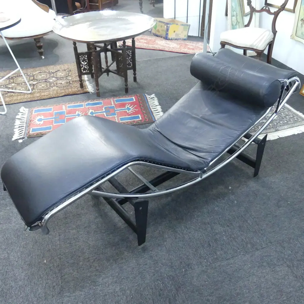 CORBUSIER LC4 STYLE CHAISE LONGUE 560x1600mm Image 1++