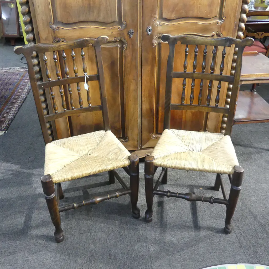 PR COUNTRY STYLE CHAIRS - RUSH SEAT Image 1++